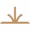 Ekena Millwork Richland Timber Gable Bracket, Western Red Cedar, 84"W x 49"H x 1 1/2"D x 5 1/2"F, 14/12 Pitch GBW084X49X0206RIC00SWR - alternate 1